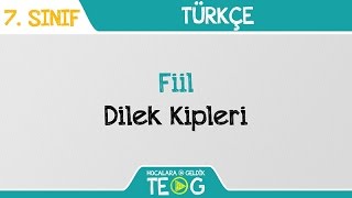 Fiil  Dilek Kipleri [upl. by Naliorf]