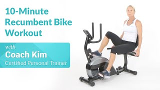 Quick 10Minute Recumbent Bike Workout [upl. by Sophi]