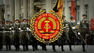 German Democratic Republic 1949–1990 NVA March quotYorckscher Marschquot [upl. by Akkim316]