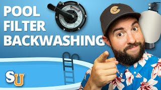 How To BACKWASH Your Sand POOL FILTER [upl. by Brag94]