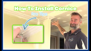 How To Install Plaster Cornice [upl. by Colner746]