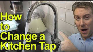 HOW TO CHANGE YOUR KITCHEN TAP  Monobloc Mixer  Plumbing Tips [upl. by Nonnaer581]