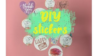 MAKING STICKERS WITH CRICUT EXPLORE AIR 2 [upl. by Glenna]