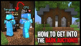 How To Get Into The DARK AUCTION On Hypixel Skyblock DARK AUCTION SPAWN TIMES [upl. by Arag]