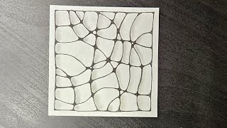 Zentangle pattern for beginners 😉 [upl. by Arzed]