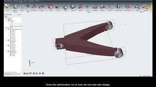 Optimizing Topology  Maximize Stiffness with Altair Inspire [upl. by Weisbart]