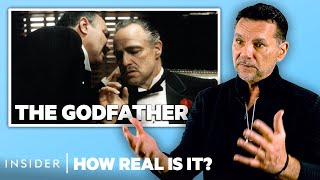 ExMob Boss Rates 12 Mafia Movie Scenes  How Real Is It  Insider [upl. by Kauslick]