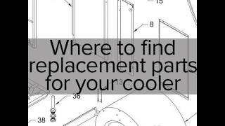 MasterCool  How to Get Replacement Parts for Your Cooler [upl. by Nirahs]