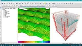 Post Tension Slab Design in ETABS 2016 [upl. by Nanci804]