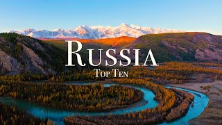 Top 10 Places To Visit In Russia  4K Travel Guide [upl. by Salamanca686]