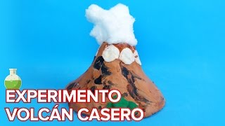 Volcán en erupción casero  Experimento para niños [upl. by Airla]