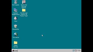 Windows 95 Startup and Shutdown with screen [upl. by Noni700]