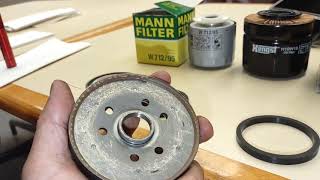 Mann Vs Hengst German Oil Filter Comparison  Never used these filters Before  Check It Out [upl. by Acima765]