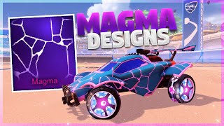 NEW Magma Car Designs On Rocket League [upl. by Spiros]