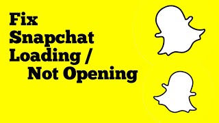 How To Fix Snapchat Not Loading Snaps  Why Is Snapchat Not Working [upl. by Pendergast392]