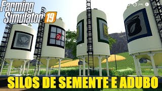 Farming Simulator 19  SILO DE SEMENTE E ADUBO [upl. by Worthy]