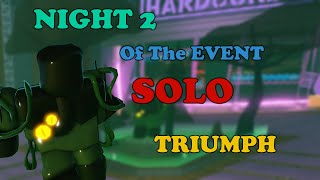 SOLO NIGHT 2 TRIUMPH SOLO SOLAR ECLIPSE EVENT Tower Defense Simulator [upl. by Jasen]