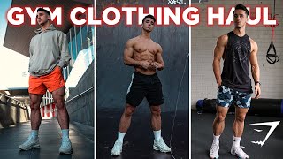 HUGE MENS GYMSHARK HAUL  Gym Clothes On A Budget [upl. by Odlabso203]