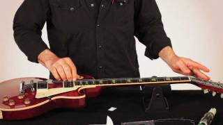 RESTRING WITH GARY BRAWER  LES PAUL STYLE GUITAR [upl. by Einhoj]