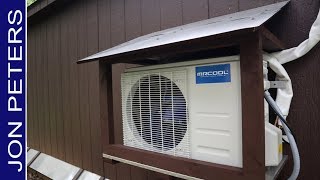 Building a Storage Shed for DIY Ductless Mini Split  MRCOOL [upl. by Margarida]