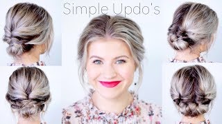 Simple Elegant Updo Hairstyles For Medium Length Hair  Milabu [upl. by Eillim714]