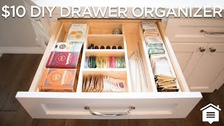 10 DIY Drawer Organizer  How to Build [upl. by Akisey321]