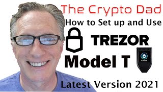 How to Set up the Trezor T Hardware Bitcoin Wallet Latest Version 2021 [upl. by Otanutrof]