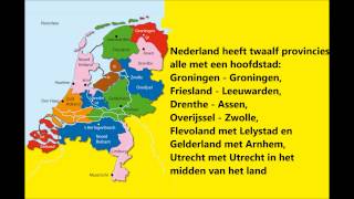 Provincielied  Nederland heeft 12 provincies [upl. by Nadeen]