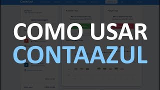 COMO FAZER O CONTROLE FINANCEIRO SOZINHO COM CONTAAZUL [upl. by Iffar915]