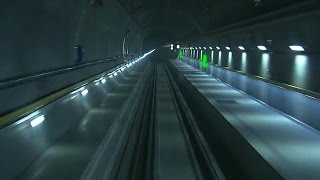 Worlds longest deepest railroad tunnel opens [upl. by Nayllij]