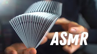 Cardistry ASMR The soothing sounds of complex cardshuffling [upl. by Hardan]