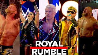 MENS ROYAL RUMBLE 2023 ENTRANCES [upl. by Etak]