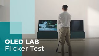 OLED LAB Flicker Test  OLED [upl. by Reinaldo652]