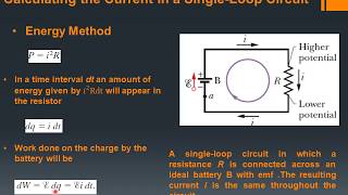 Lecture08 Calculating the Current in a Single Loop Circuit [upl. by Ednihek]