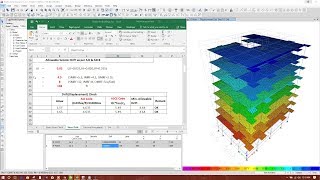 DRIFT OR DISPLACEMENT CHECK IN ETABS [upl. by Scharf]