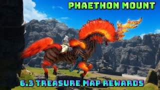 FFXIV Phaethon Mount  63 Treasure Map Mount [upl. by Retse]