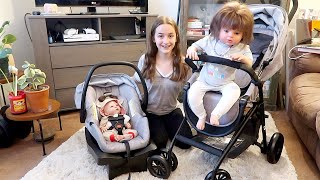 Unboxing My New Reborn Baby Stroller and Car Seat Travel System Combo [upl. by Palladin]