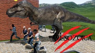 ITS FINALLY HERE Build Your Own Dinosaur Theme Park  Mesozoica Gameplay [upl. by Wheaton]