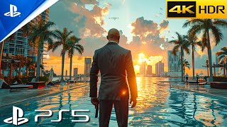 MIAMI PS5 Immersive ULTRA Realistic Graphics Gameplay 4K60FPS Hitman 2 [upl. by Acul339]