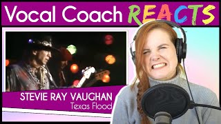 Vocal Coach reacts to Stevie Ray Vaughan  Texas Flood Live [upl. by Sidon223]