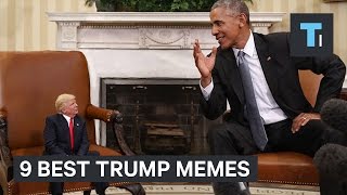 9 Best Memes From Trumps First 100 Days In Office [upl. by Aneleve]