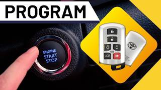 Program Toyota Smart Key Fob Yourself Push Button Start Vehicles [upl. by Ahsemac531]