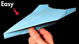 HOW to make a good paper airplane that flies far  origami plane EDGAR [upl. by Ahsataj]