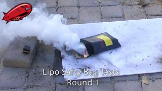 Lipo Bag Tests  Round 1 [upl. by Laddie772]