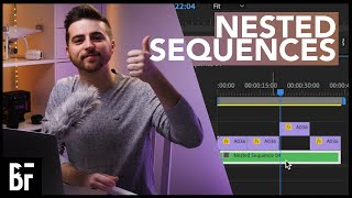 How to Nest and UnNest Sequences in Premiere Pro [upl. by Nosirrag]