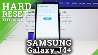 Factory Reset SAMSUNG Galaxy J4  Wipe Data [upl. by Mufi]