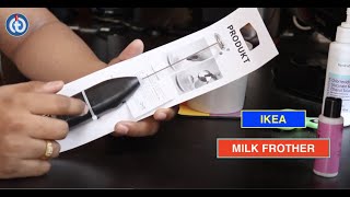 IKEA MILK FROTHER Review amp Battery Installation [upl. by Ettenahc]