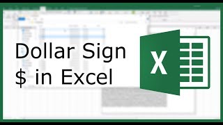 Dollar Sign  in Excel  Excel in Minutes [upl. by Suiram]