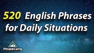 520 Powerful English Phrases to Boost Your Daily Life Speaking Skills [upl. by Lemmie]