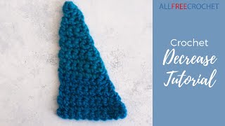 Crochet Decrease Tutorial [upl. by Sansbury651]